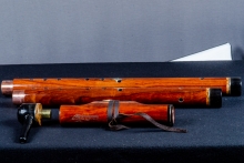 Grenadillo  Native American Flute, Minor, Low D-3, #P26B (12)